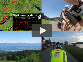 600 km Jura-Brevet bei ARA Breisgau am 8. und 9. Juni 2019